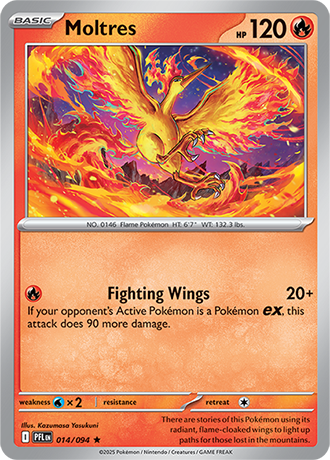 Moltres - 014/094 - Phantasmal Flames Pokemon Card