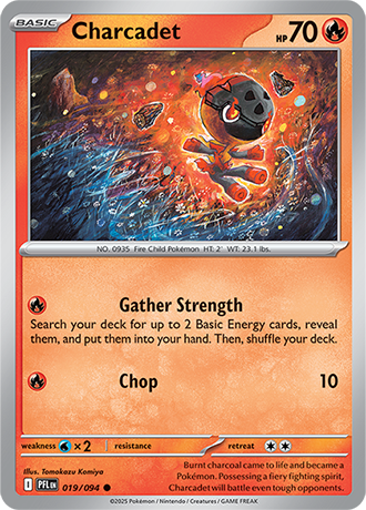 Charcadet - 019/094 - Phantasmal Flames Pokemon Card