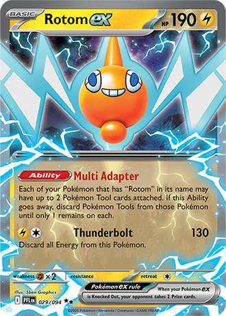 Rotom Ex - 029/094 - Phantasmal Flames Pokemon Card