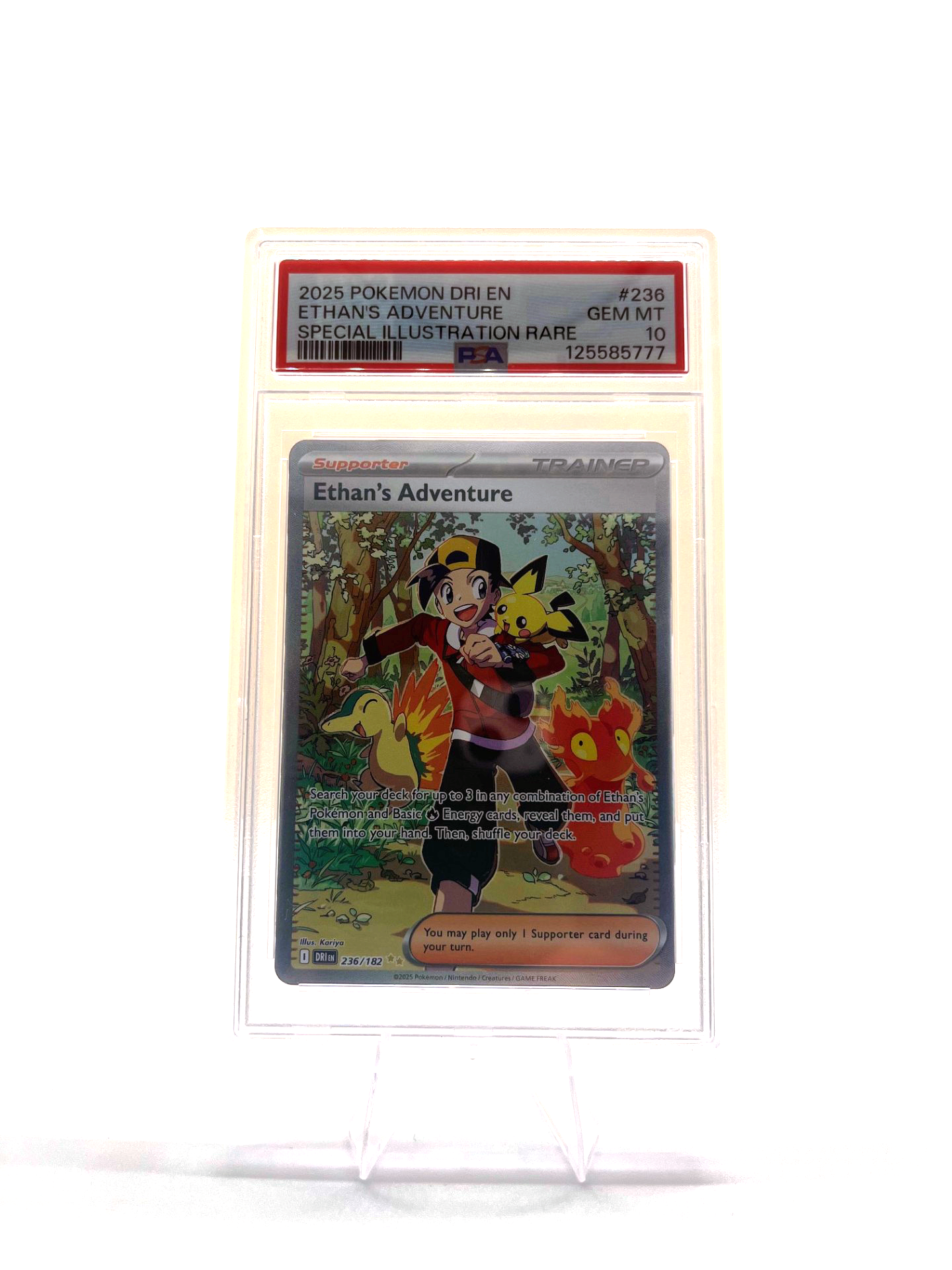 Ethans Adventure 236/182 PSA 10 - Destined Rivals - Pokemon TCG
