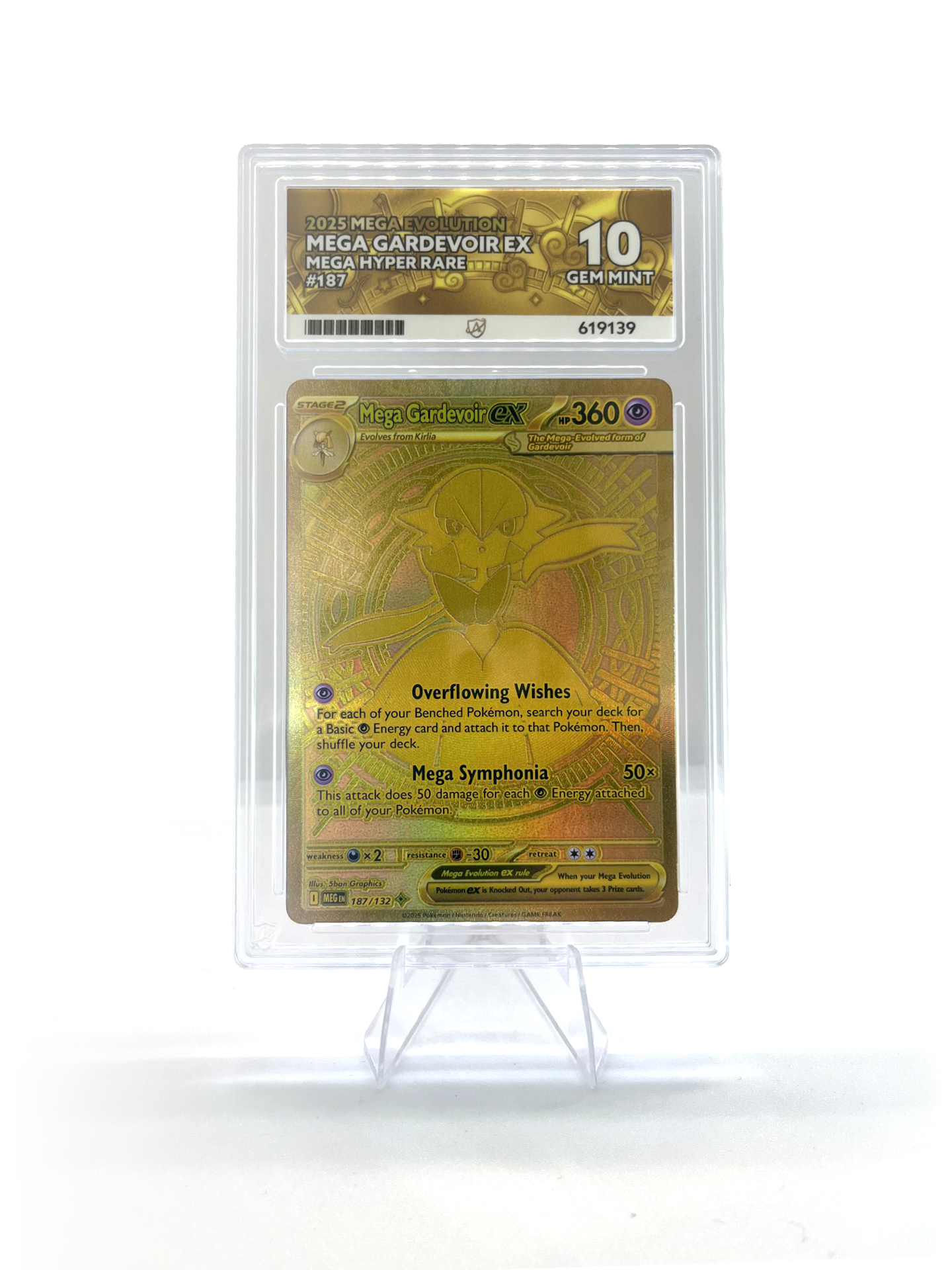 Pokemon Mega Evolution Ex Gardevoir 187/132 ACE 10