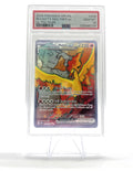 Pokemon TCG Team Rocket's Moltres EX 208/182 Destined Rivals UR Full Art PSA 10